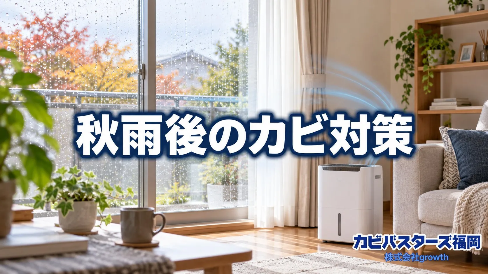 秋雨後のカビ対策｜掃除・換気・再発防止